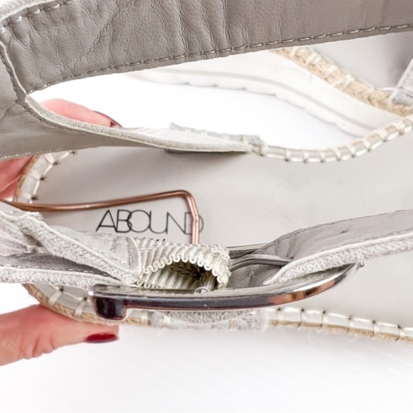 Abound womens Grey Maxwell Platform Ankle Strap Sandals size 9 - Picture 8 of 11